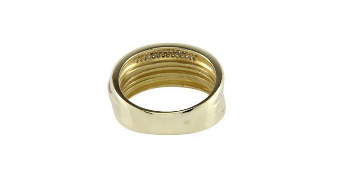 Gouden ring bicolour (Gouden ringen, Gouden sieraden)