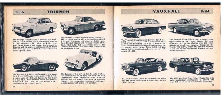The Dumpy Pocket Book of Cars and Commercial Vehicles, 1960