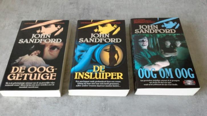 3 boeken van John Sandford.