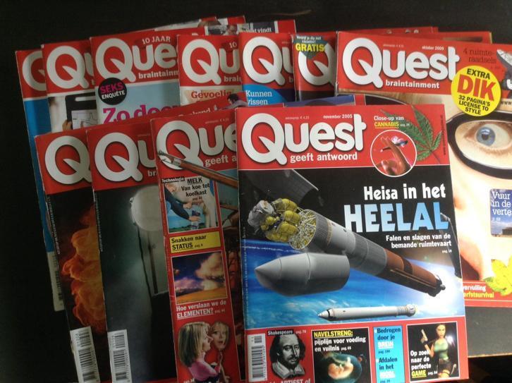 Tijdschrift Quest diverse nummers 12 stuks